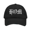 MNEEMO Distressed Cap — Black