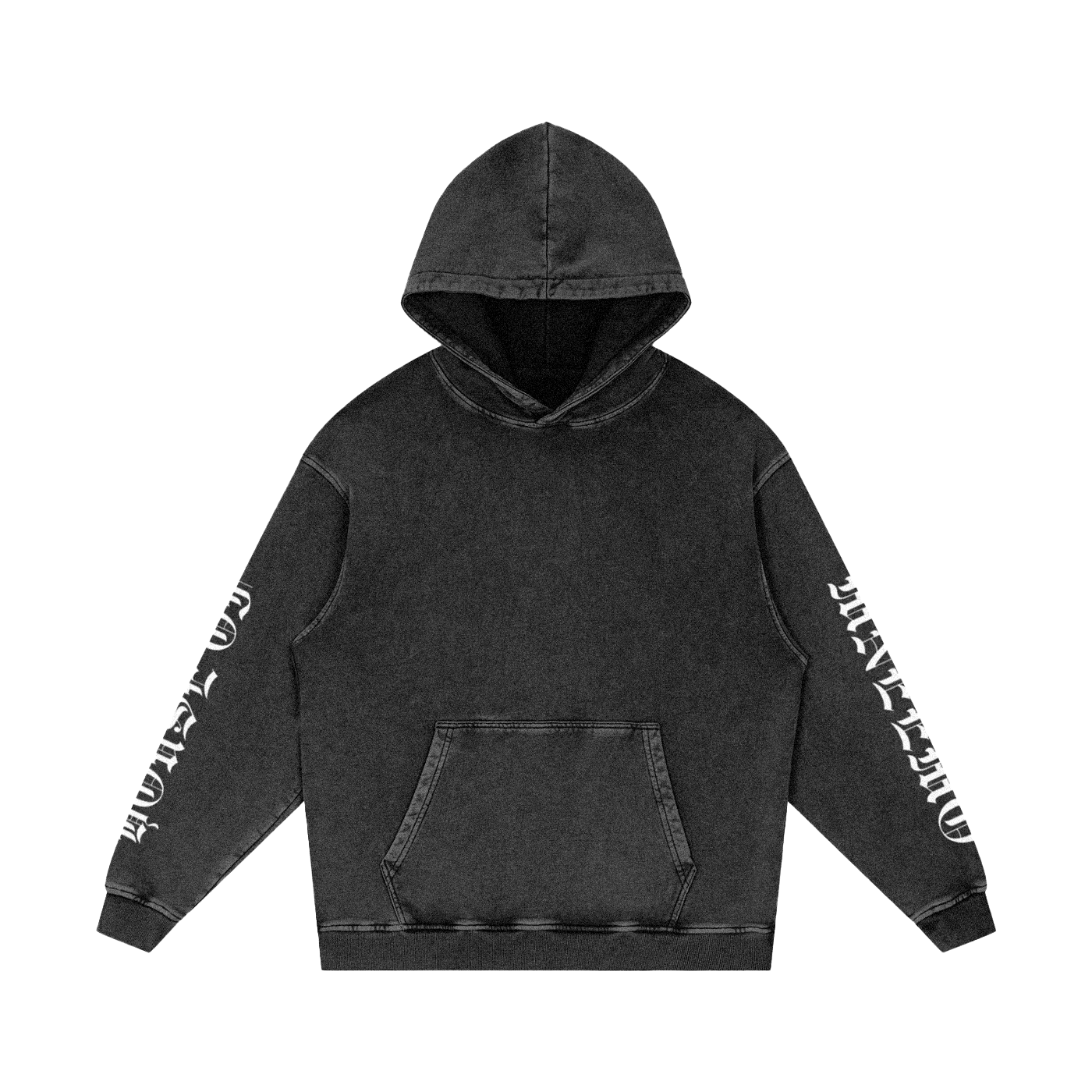 MNEEMO Loose Hoodie — Snow Wash