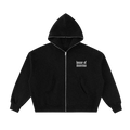 MNEEMO Full-Zip Hoodie — Black